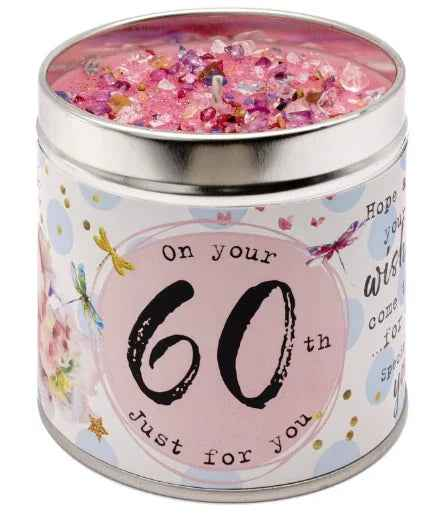 Just Because Leeftijdskaars - 60 jaar