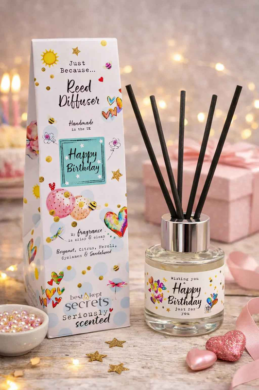 Best Kept Secrets Geurstokjes – Happy Birthday Diffuser 50ml