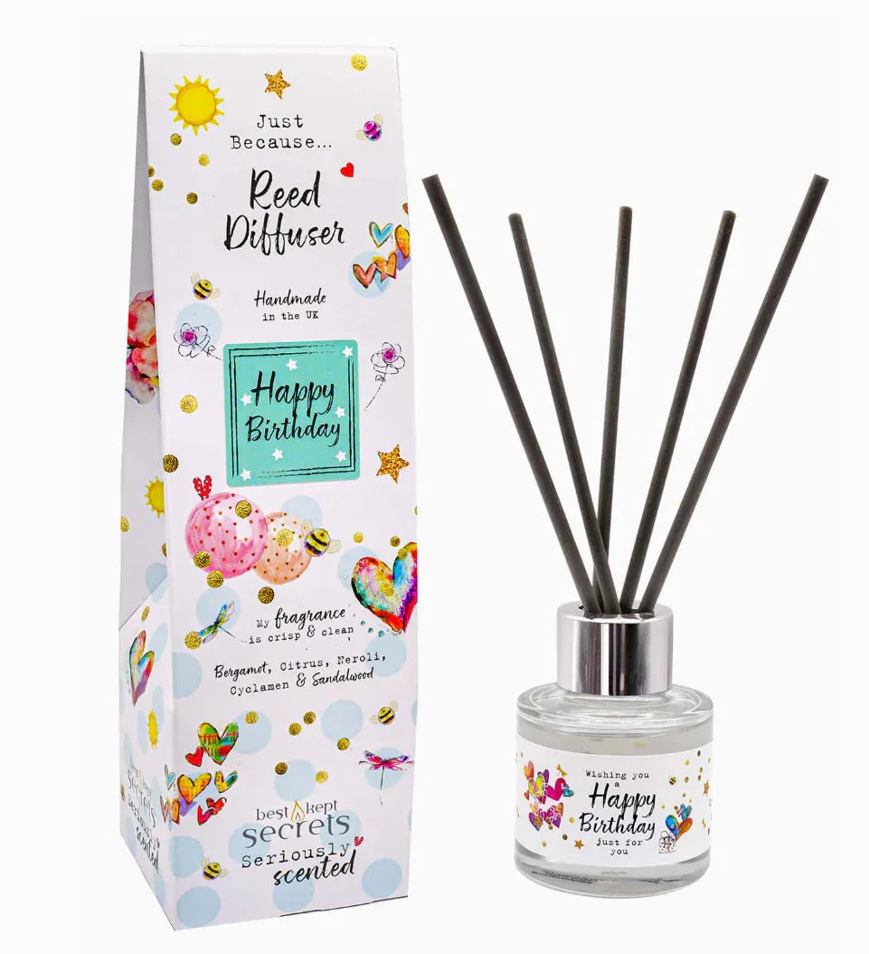 Best Kept Secrets geurstokjes verjaardagscadeau 