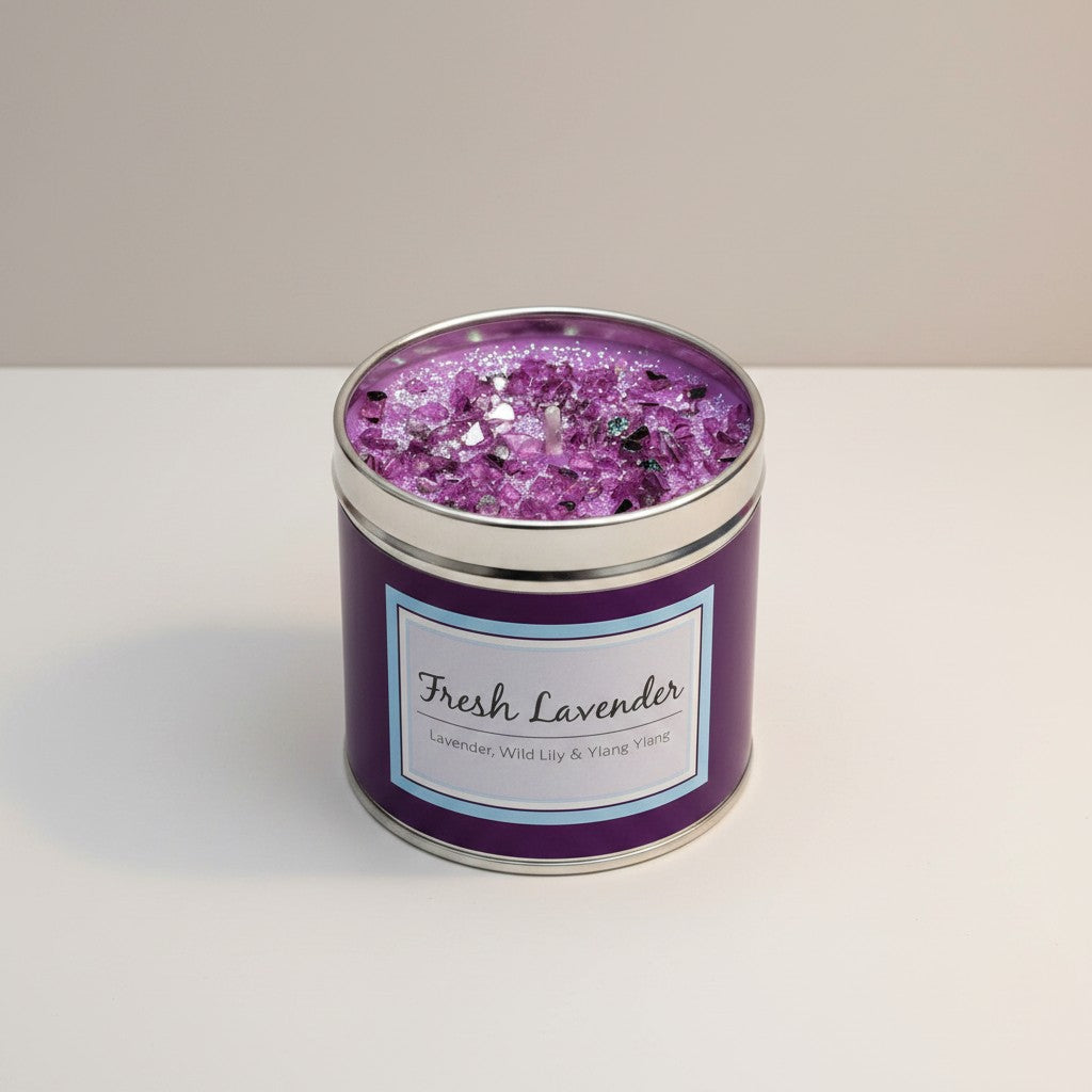 lavendel geurkaars