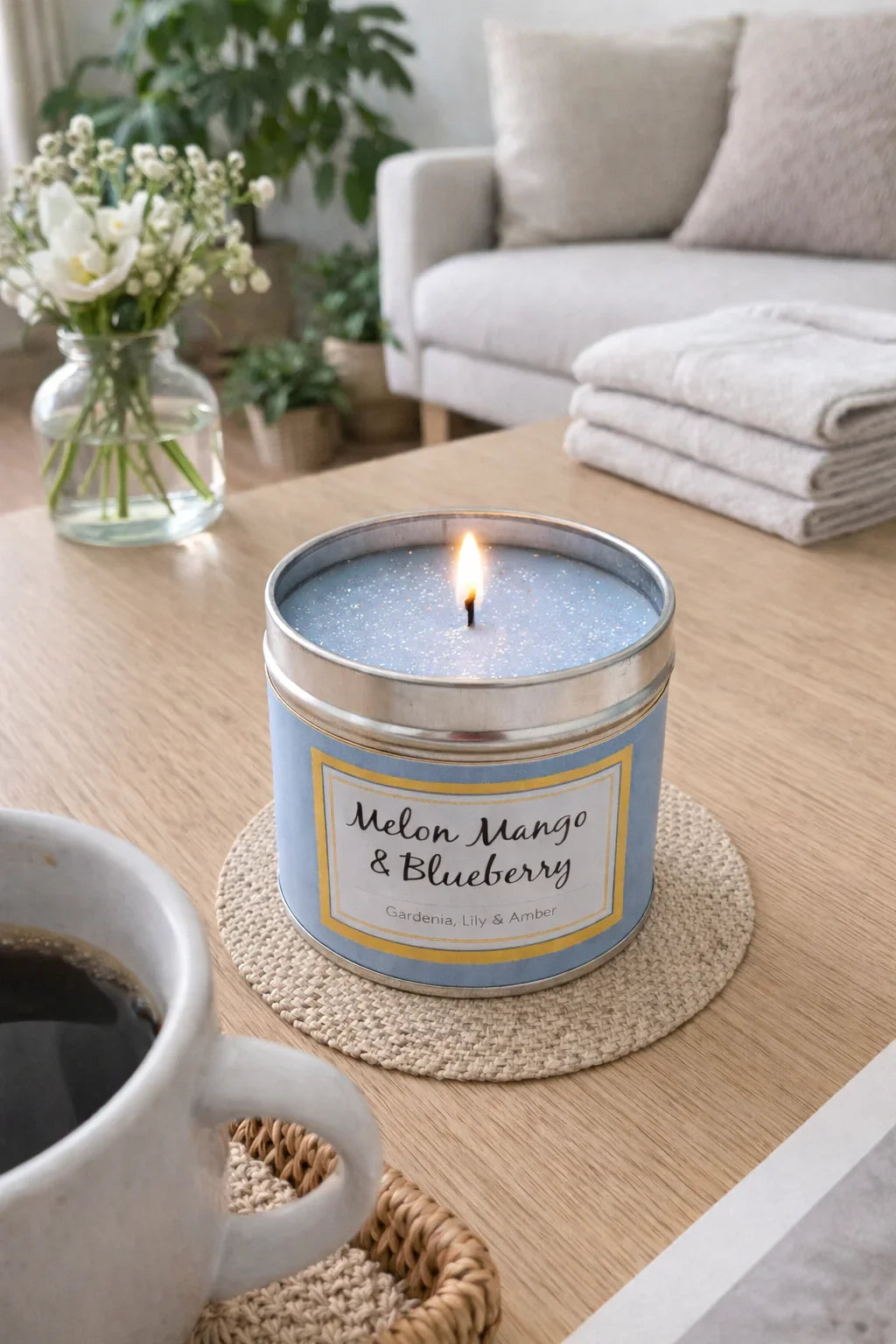 Geurkaars Meloen-mango
