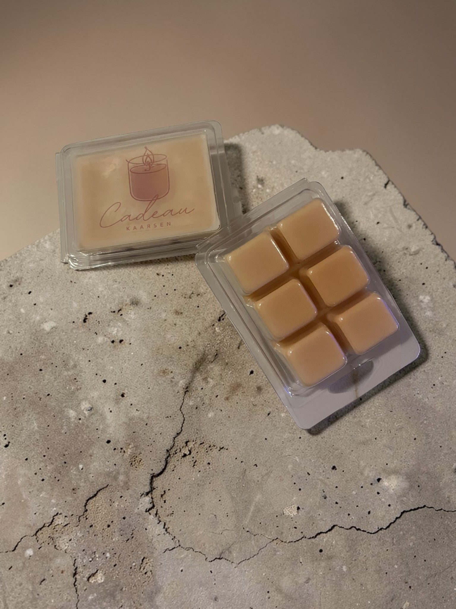Waxmelts Caramel Vanille – warm en romig - Cadeaukaarsen.nl