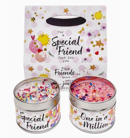 special friend duo set kaarsen