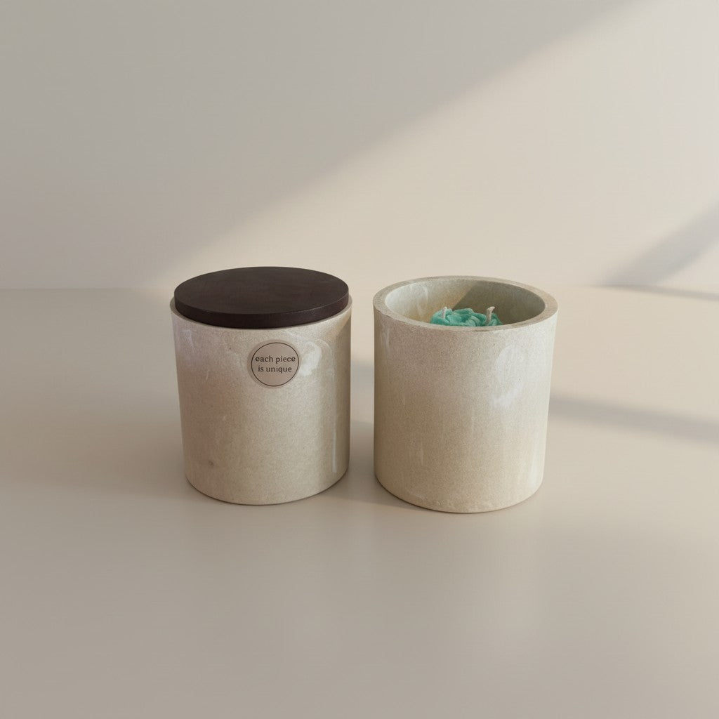 kaars in pot