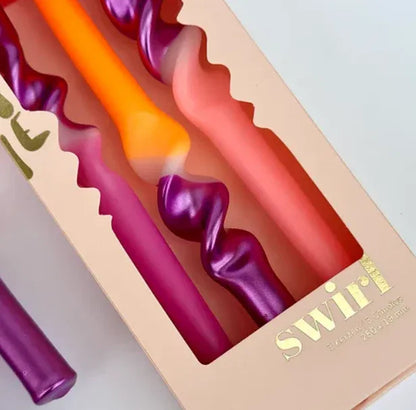 swirl kaars
